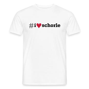 # I love Schorle - Männer T-Shirt - Weiß - Vorne - AI Model Male 178 dark (178cm)