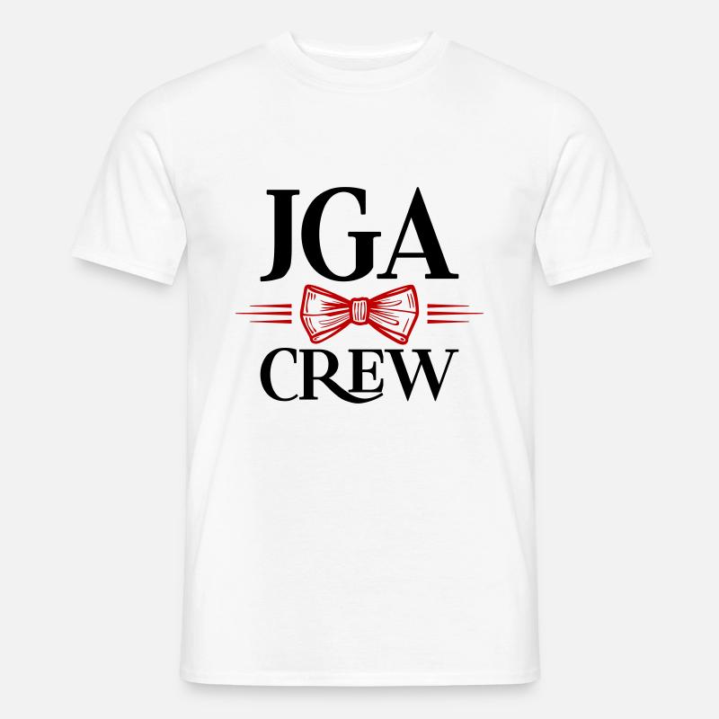 Jga Crew Junggesellenabschied Spruch - Männer T-Shirt - Weiß
