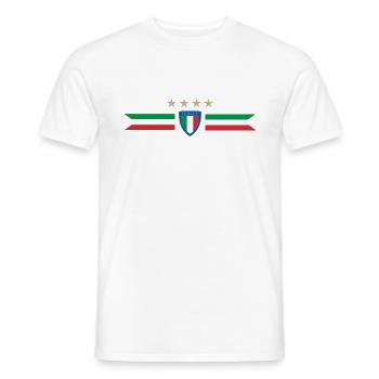 Italie Italie - 2022 - T-shirt homme - blanc - Devant - AI Model Male 178 dark (178cm)