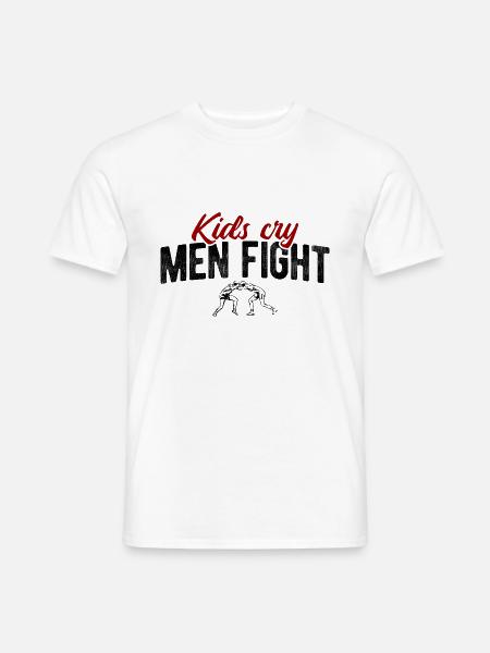 Grappling Martial Arts Wrestling - Männer T-Shirt - Weiß
