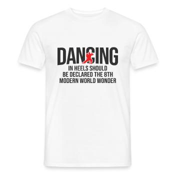 Breakdancing Tanzen für Tänzer - Männer T-Shirt - Weiß - Vorne - AI Model Male 178 dark (178cm)