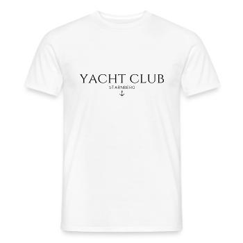 Yacht Club Starnberg - Men's T-Shirt - white - Front - AI Model Male 178 dark (178cm)