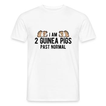 Nagetier Meerschwein Meerschweinchen - Männer T-Shirt - Weiß - Vorne - AI Model Male 178 dark (178cm)
