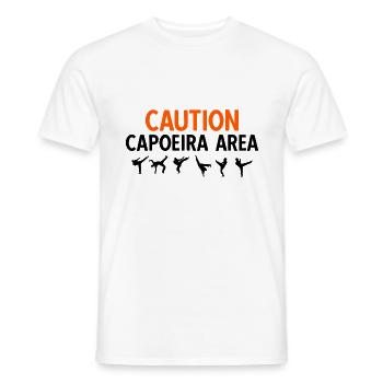Capoeira - Männer T-Shirt - Weiß - Vorne - AI Model Male 178 dark (178cm)