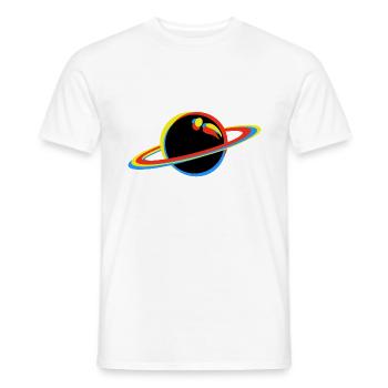 Planet - Männer T-Shirt - Weiß - Vorne - AI Model Male 178 dark (178cm)