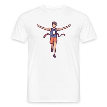 Marathonien - T-shirt homme - blanc - Devant - AI Model Male 178 dark (178cm)