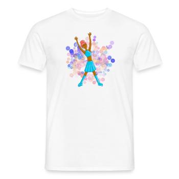 Dance2Trance - Flying High - Männer T-Shirt - Weiß - Vorne - AI Model Male 178 dark (178cm)