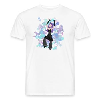 Dance2Trance - Dark Raver - T-shirt homme - blanc - Devant - AI Model Male 178 dark (178cm)