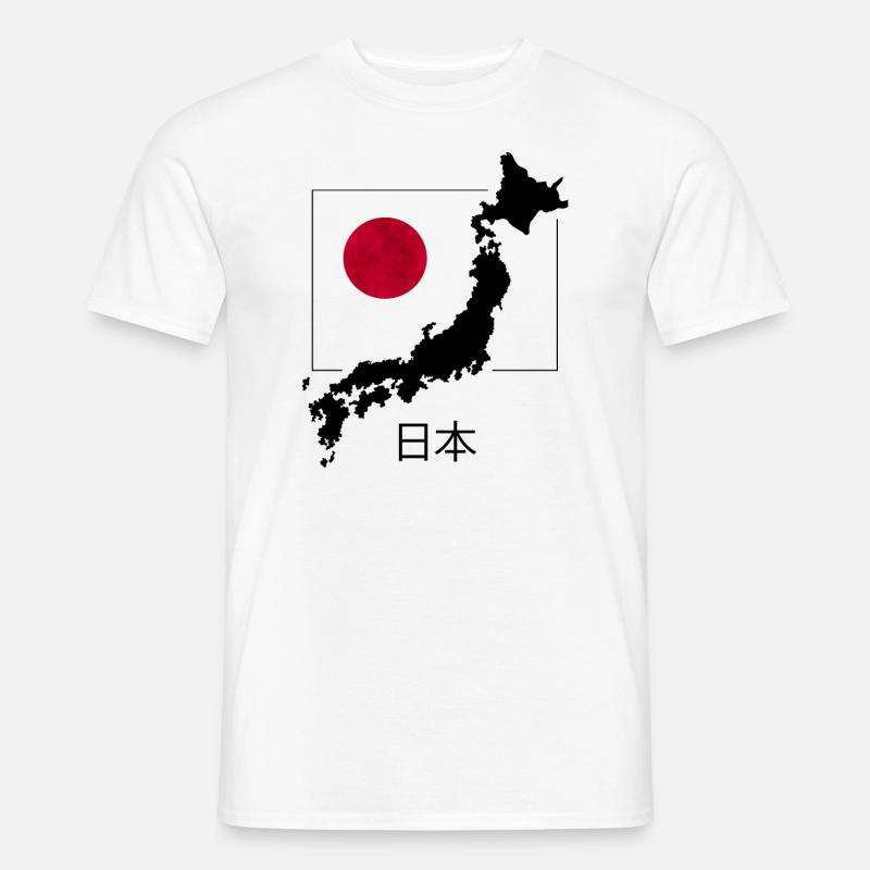 Japan - Männer T-Shirt - Weiß