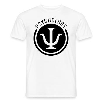 Psychologie Student Psychologe Psychology Symbol - Männer T-Shirt - Weiß - Vorne - AI Model Male 178 dark (178cm)