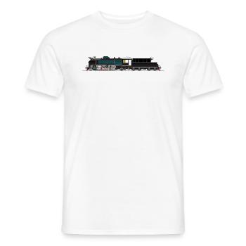 Zug Eisenbahn Eisenbahner trains drivers - Men's T-Shirt - white - Front - AI Model Male 178 dark (178cm)