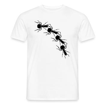 ant - Men's T-Shirt - white - Front - AI Model Male 178 dark (178cm)