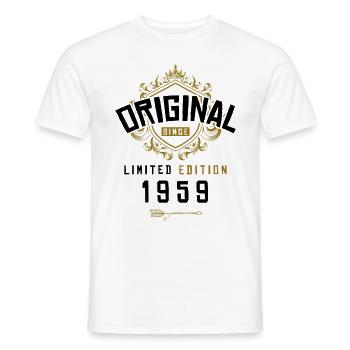 1959 limited edition Geburtstag - Männer T-Shirt - Weiß - Vorne - AI Model Male 178 dark (178cm)