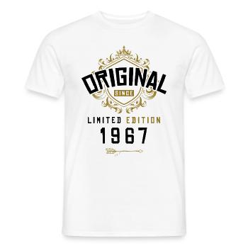 1967 limited edition Geburtstag - Männer T-Shirt - Weiß - Vorne - AI Model Male 178 dark (178cm)