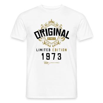 1973 limited edition Geburtstag - Männer T-Shirt - Weiß - Vorne - AI Model Male 178 dark (178cm)