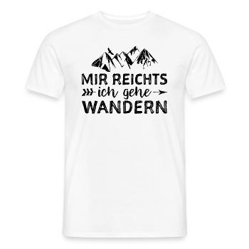 Mir Reichts Ich Gehe Wandern - Wandern - Männer T-Shirt - Weiß - Vorne - AI Model Male 178 dark (178cm)