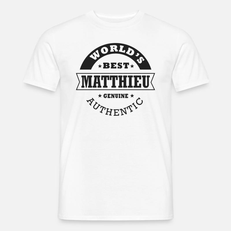 Matthäus Geschenk Matthäus Name Matthäus - Männer T-Shirt - Weiß
