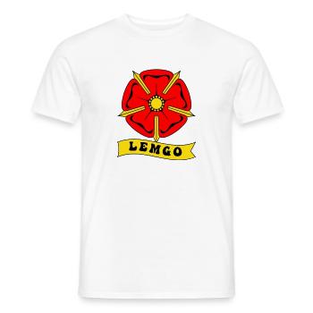 Lipperland, East Westphalia, Lippe Rose, Lippe, Lemgo - Men's T-Shirt - white - Front - AI Model Male 178 dark (178cm)