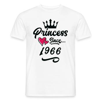 1966 Prinzessin Geburtstag - Männer T-Shirt - Weiß - Vorne - AI Model Male 178 dark (178cm)