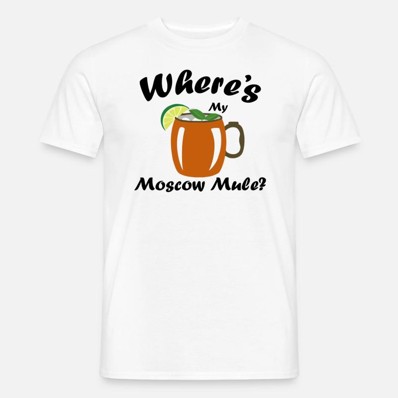 Moscow Mule - Männer T-Shirt - Weiß