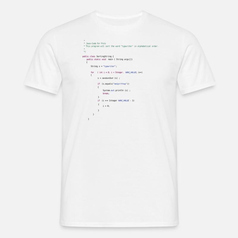 Programmierer - Männer T-Shirt - Weiß