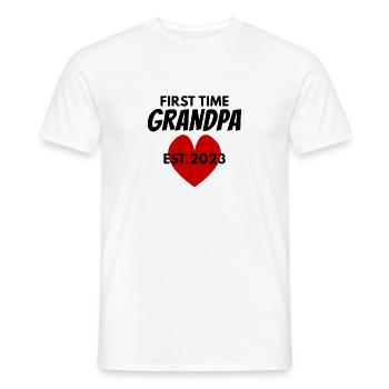 Grandpa 2023 - Expectant Grandpa - Men's T-Shirt - white - Front - AI Model Male 178 dark (178cm)