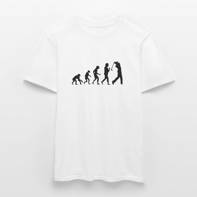 Golfer Evolution Golfspieler Golf evolution Männer T-Shirt