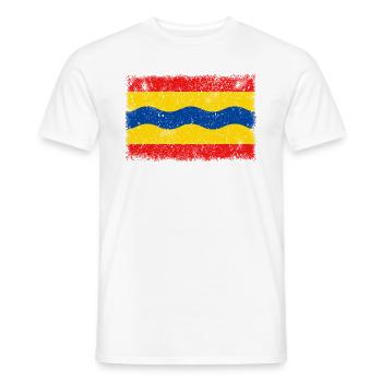 Overijssel Vintage - Männer T-Shirt - Weiß - Vorne - AI Model Male 178 dark (178cm)