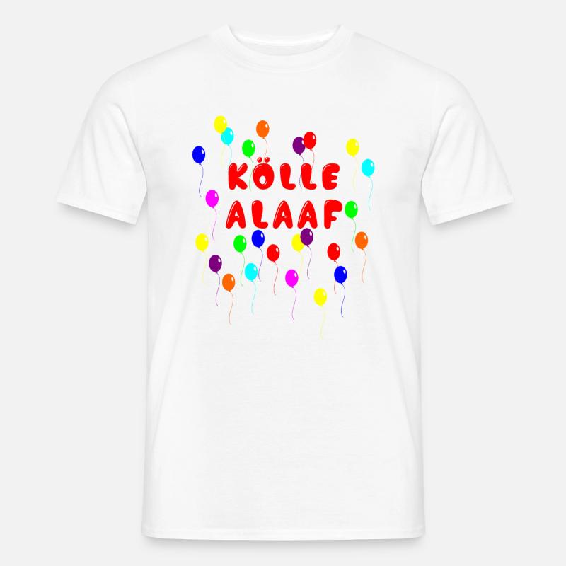 Kölle Alaaf - Köln Karneval Fastelovend - Männer T-Shirt - Weiß