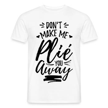 Ne me fais pas t’éloigner - T-shirt homme - blanc - Devant - AI Model Male 178 dark (178cm)