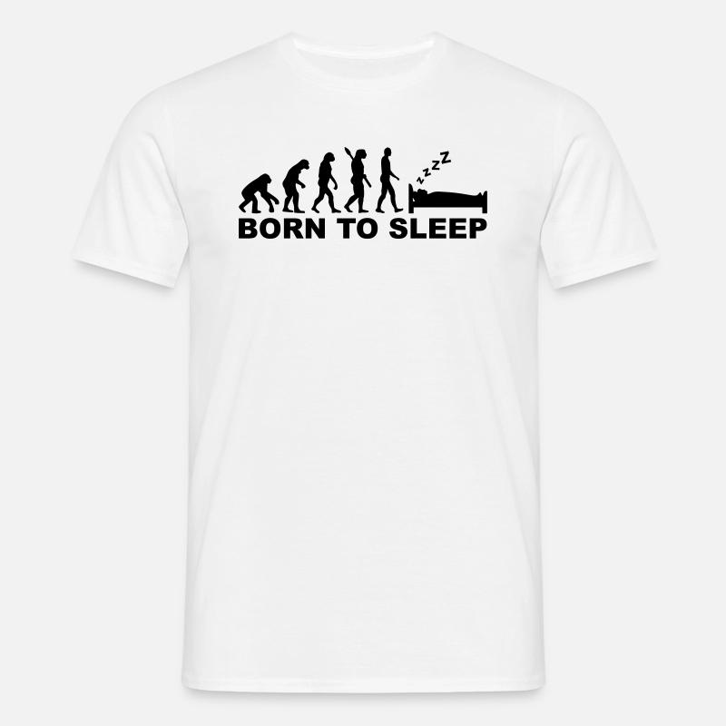 Evolution Sleep - Men's T-Shirt - white