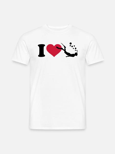 Schnorcheln - Männer T-Shirt - Weiß
