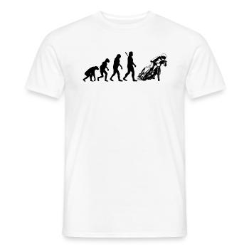Speedway - Männer T-Shirt - Weiß - Vorne - AI Model Male 178 dark (178cm)