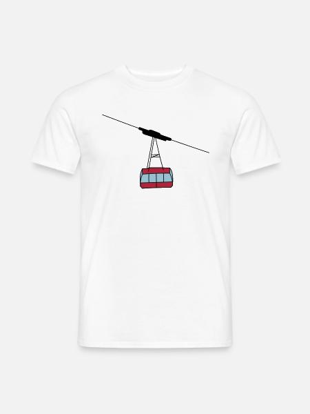 Gondel - Männer T-Shirt - Weiß