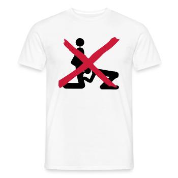 verbotene liebe oralsex icon - T-shirt homme - blanc - Devant - AI Model Male 178 dark (178cm)