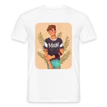 Moon Boy - T-shirt homme - blanc - Devant - AI Model Male 178 dark (178cm)
