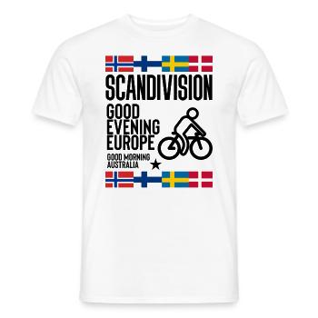 Scandinavie Eurovision - T-shirt homme - blanc - Devant - AI Model Male 178 dark (178cm)