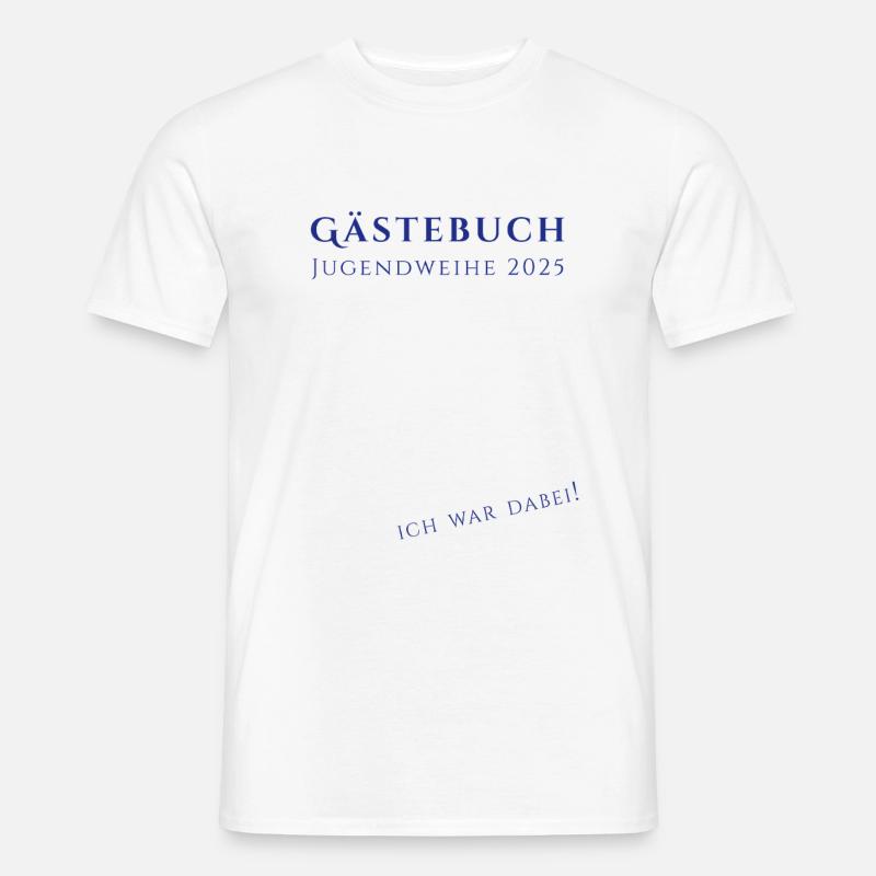 Jugendweihe 2025 - Männer T-Shirt - Weiß