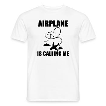 Flugzeug Pilot Spruch Geschenk - Männer T-Shirt - Weiß - Vorne - AI Model Male 178 dark (178cm)
