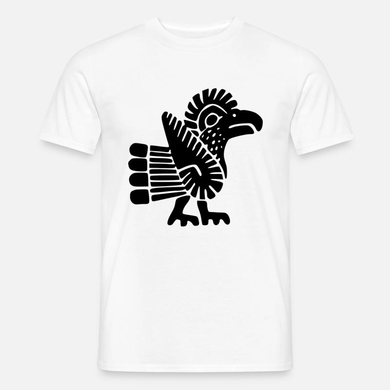 Vogel Maya - Männer T-Shirt - Weiß