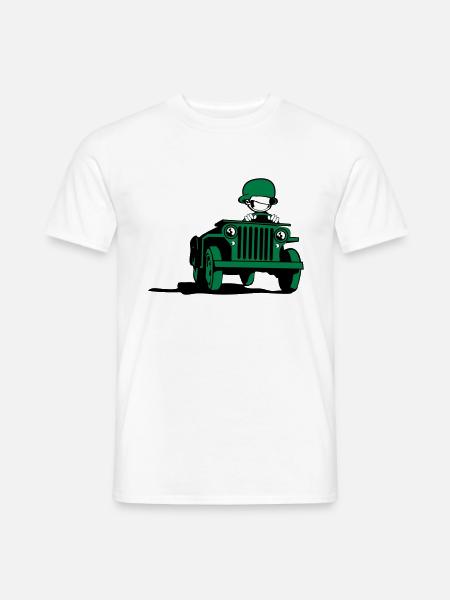jeep_3c - Men's T-Shirt - white