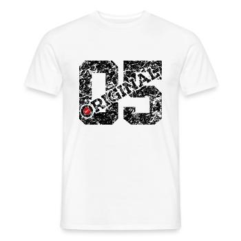 21ST BIRTHDAY 21 YEARS ORIGINAL 2005 - Men's T-Shirt - white - Front - AI Model Male 178 dark (178cm)