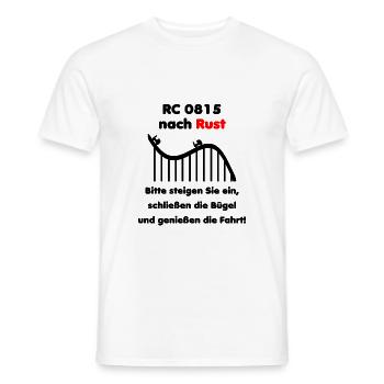 RC 0815 in den Freizeitpark Rust - Männer T-Shirt - Weiß - Vorne - AI Model Male 178 dark (178cm)
