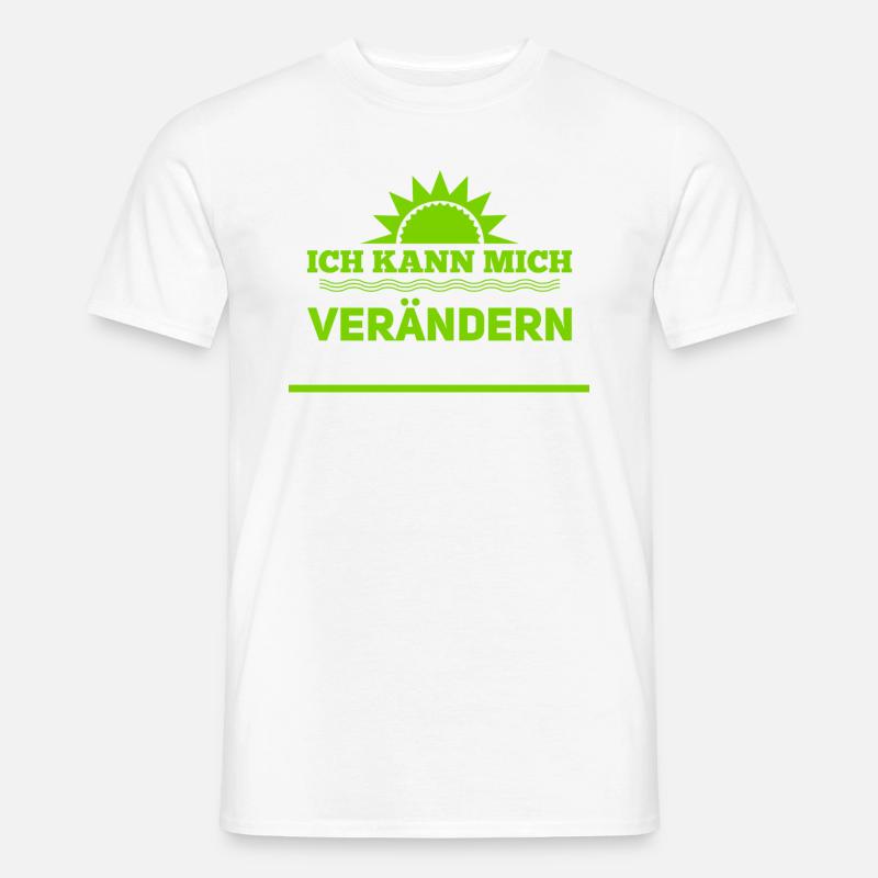 Veränderung ist möglich - Männer T-Shirt - Weiß