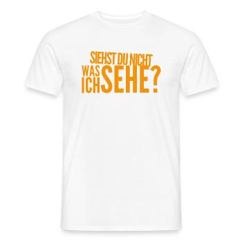 ich sehe so vieles - Männer T-Shirt - Weiß - Vorne - AI Model Male 178 dark (178cm)