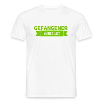 ich bin schüchtern - Männer T-Shirt - Weiß - Vorne - AI Model Male 178 dark (178cm)