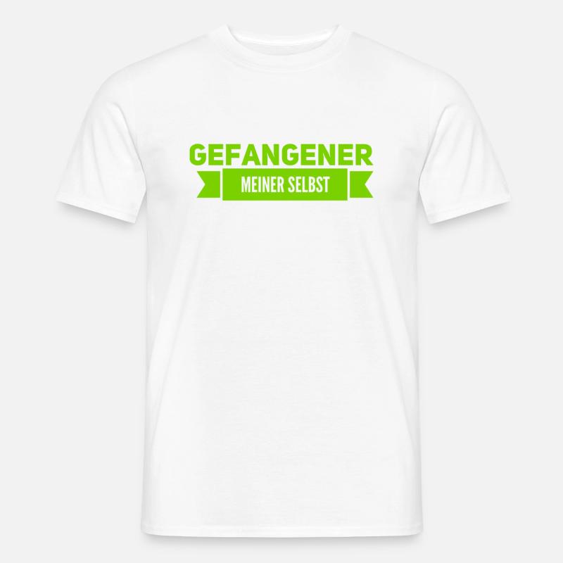 ich bin schüchtern - Männer T-Shirt - Weiß