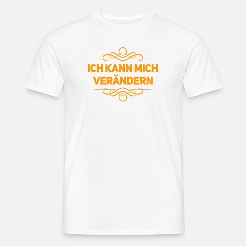 Veränderung ist möglich - Männer T-Shirt - Weiß
