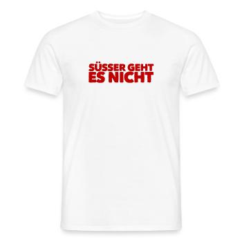 am süßesten - Männer T-Shirt - Weiß - Vorne - AI Model Male 178 dark (178cm)