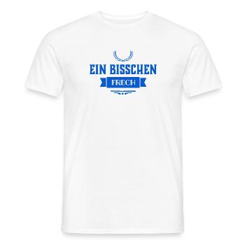 manchmal bin ich frech - Männer T-Shirt - Weiß - Vorne - AI Model Male 178 dark (178cm)